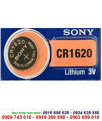 Sony CR1620; Pin 3v lithium Sony CR1620 chính hãng